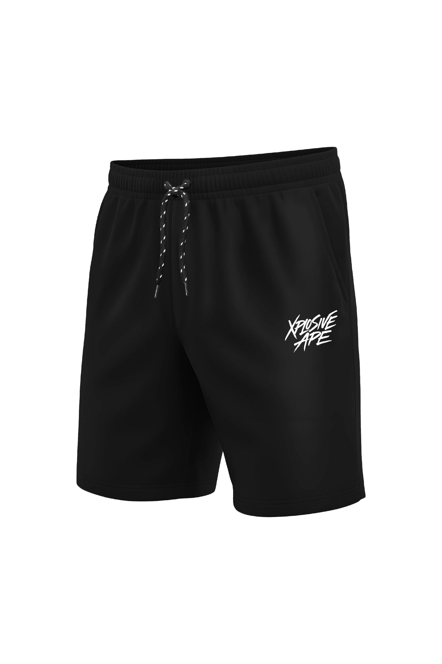 XAPE Classic Brush Script Shorts - Black