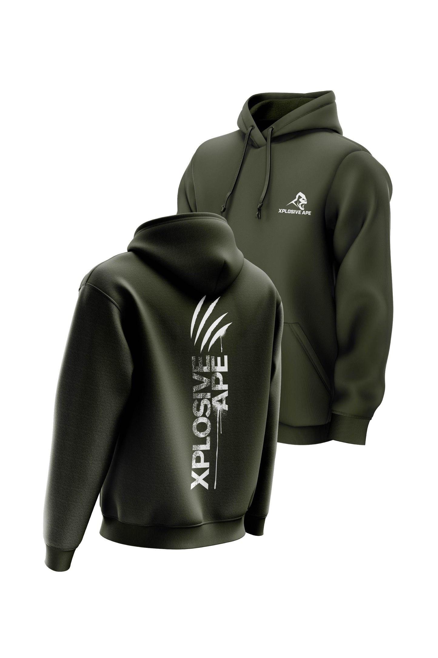 XAPE Claw Hoodie - Military Green