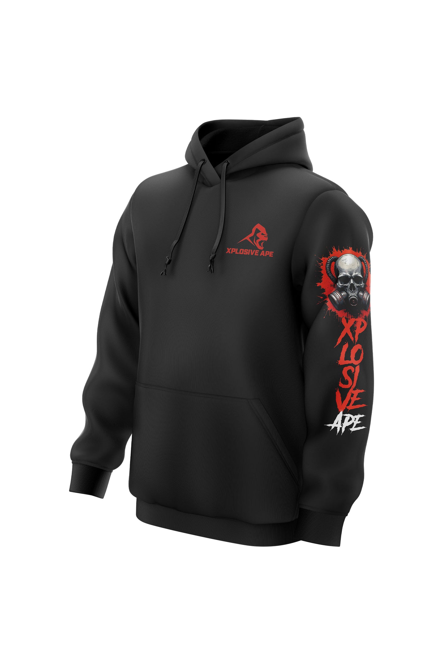 XAPE Core Instinct String Hoodie - Black