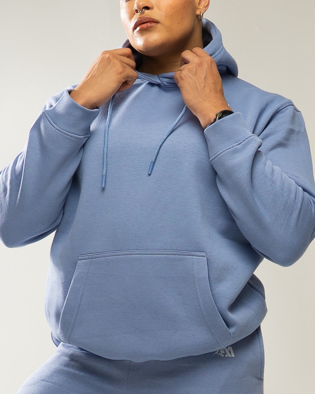 XAPE Core Logo Hoodie - Slate Blue