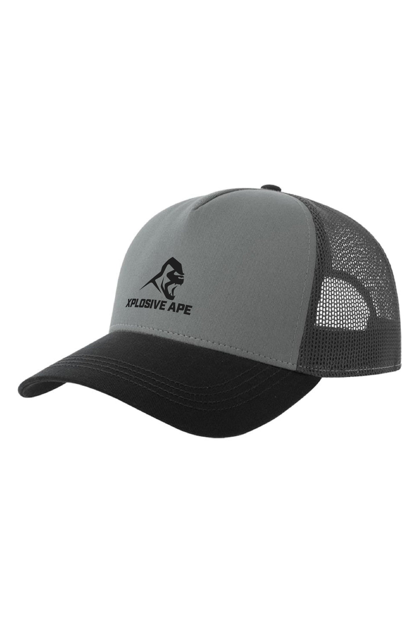 XAPE Classic Trucker Cap - Grey/Dk Grey/Black