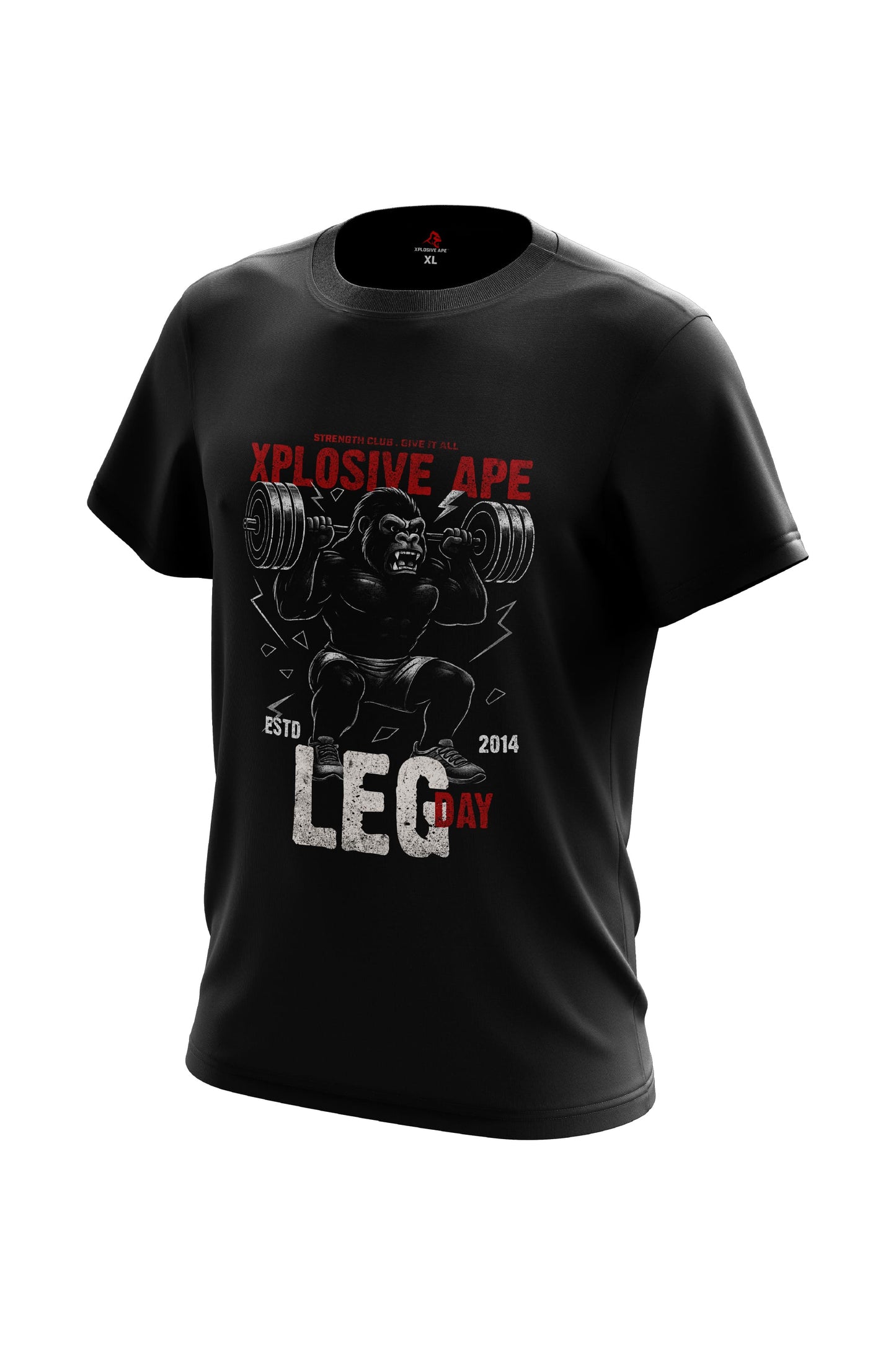 XAPE Power Day V4 3 Tees Pack - Black