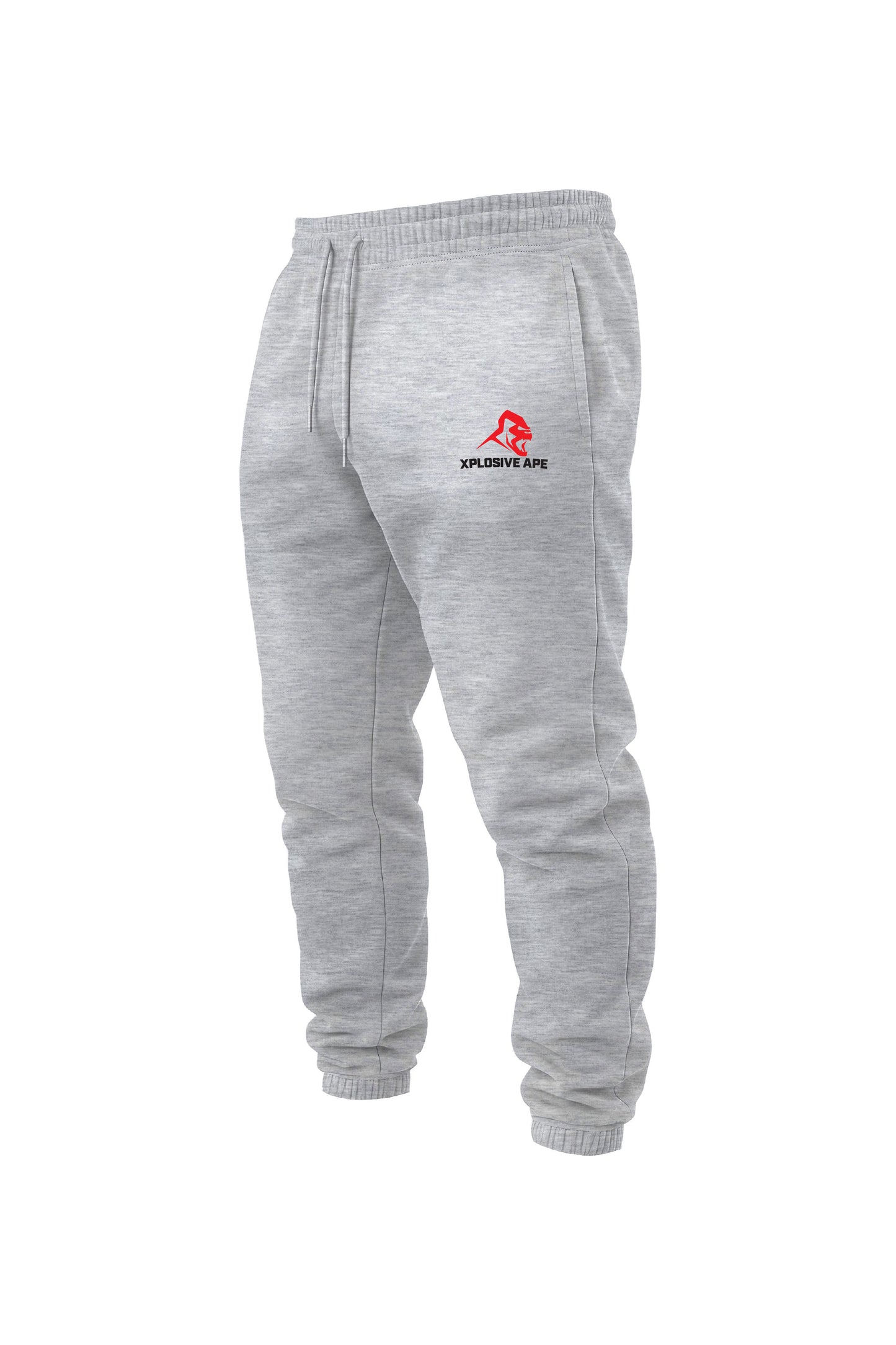 XAPE Original Logo V2 Joggers - Heather Grey