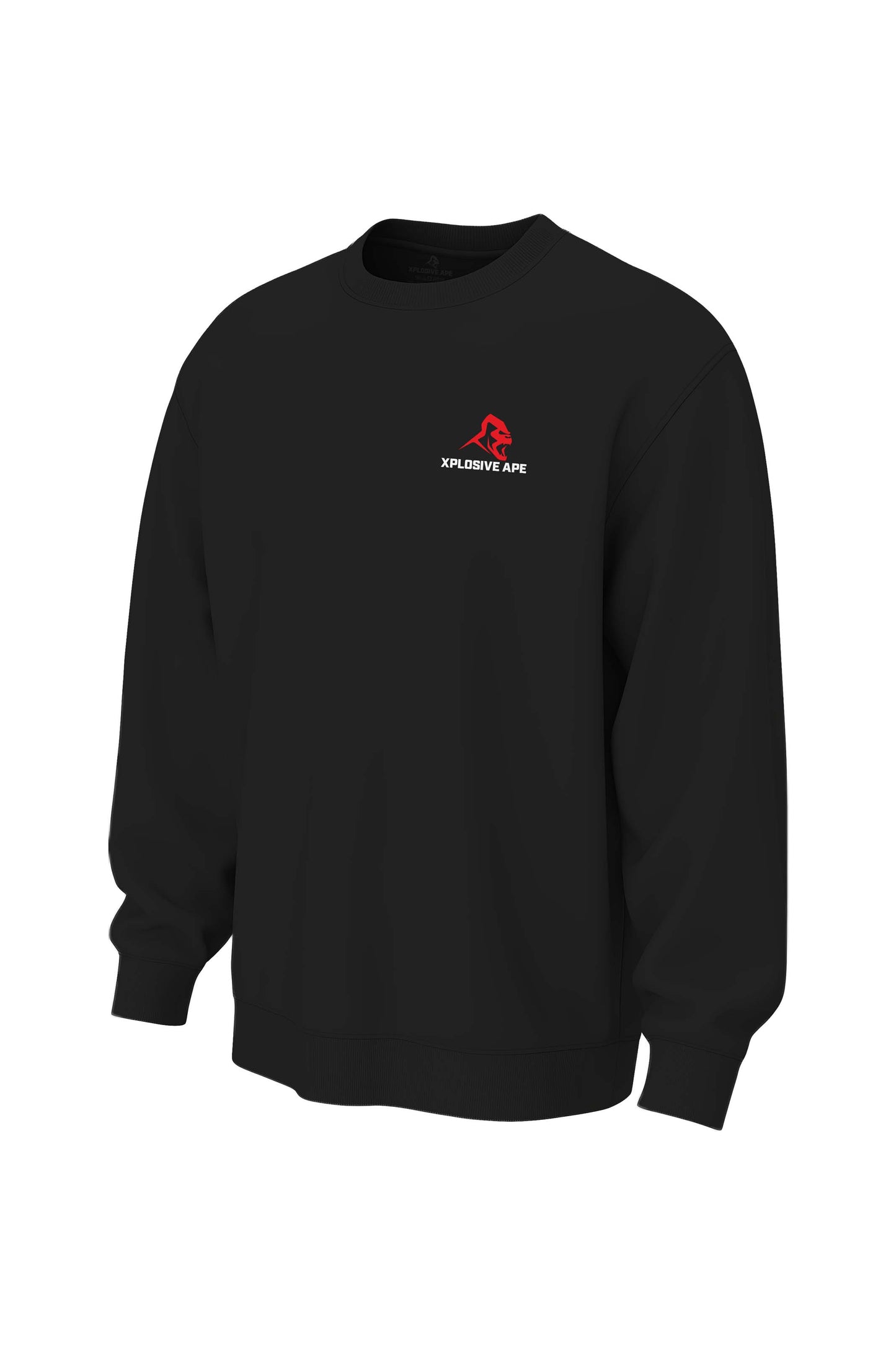 XAPE Original Logo Oversized Sweatshirt - Black