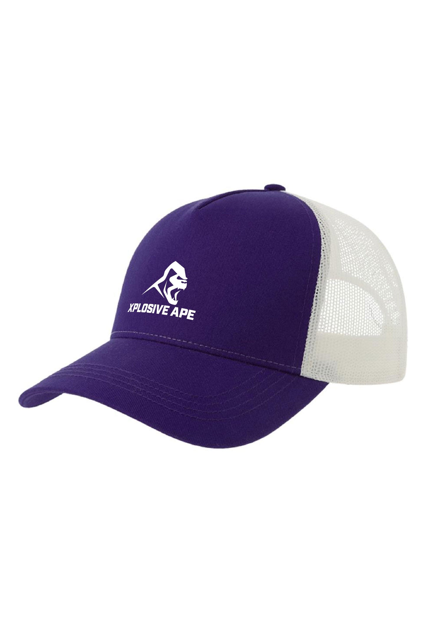 XAPE Classic Trucker Cap - Purple/White