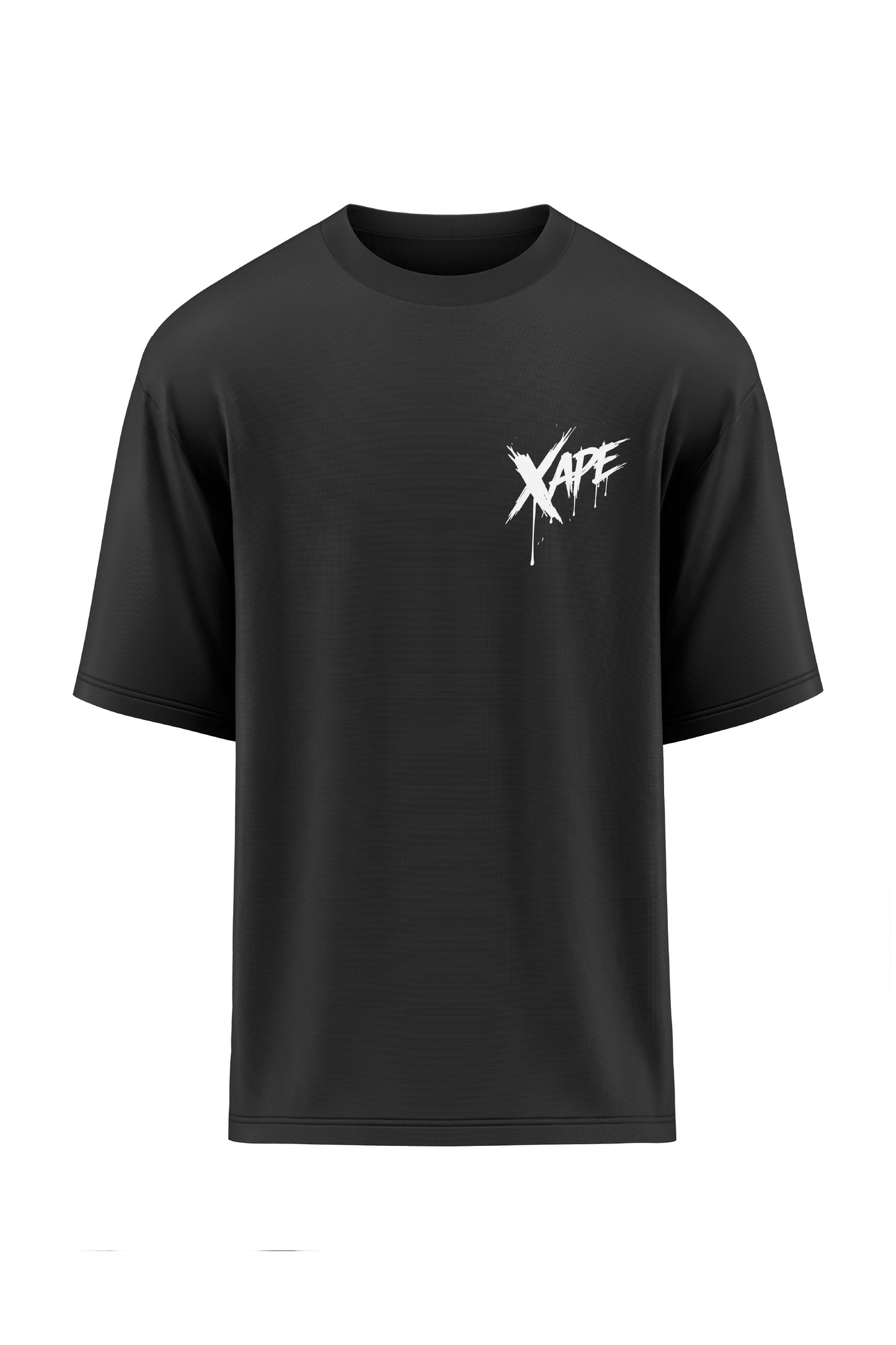 XAPE Raw Form Oversized Tee - Black