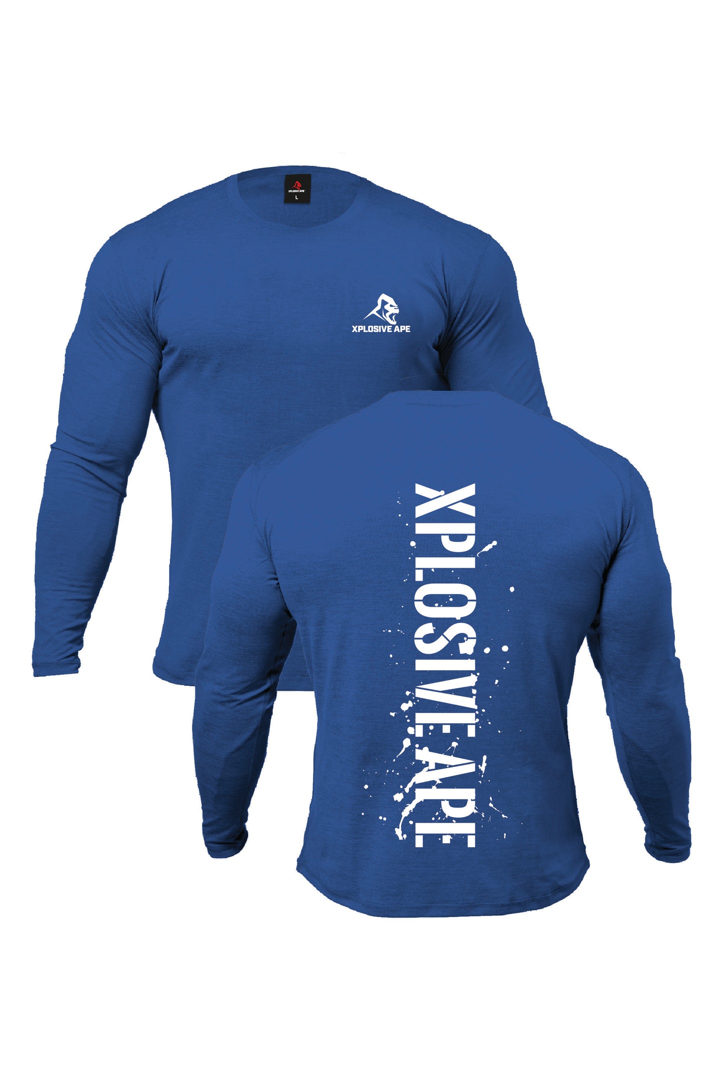 XAPE Smackdown V2 Long Sleeve Tee - Royal Blue