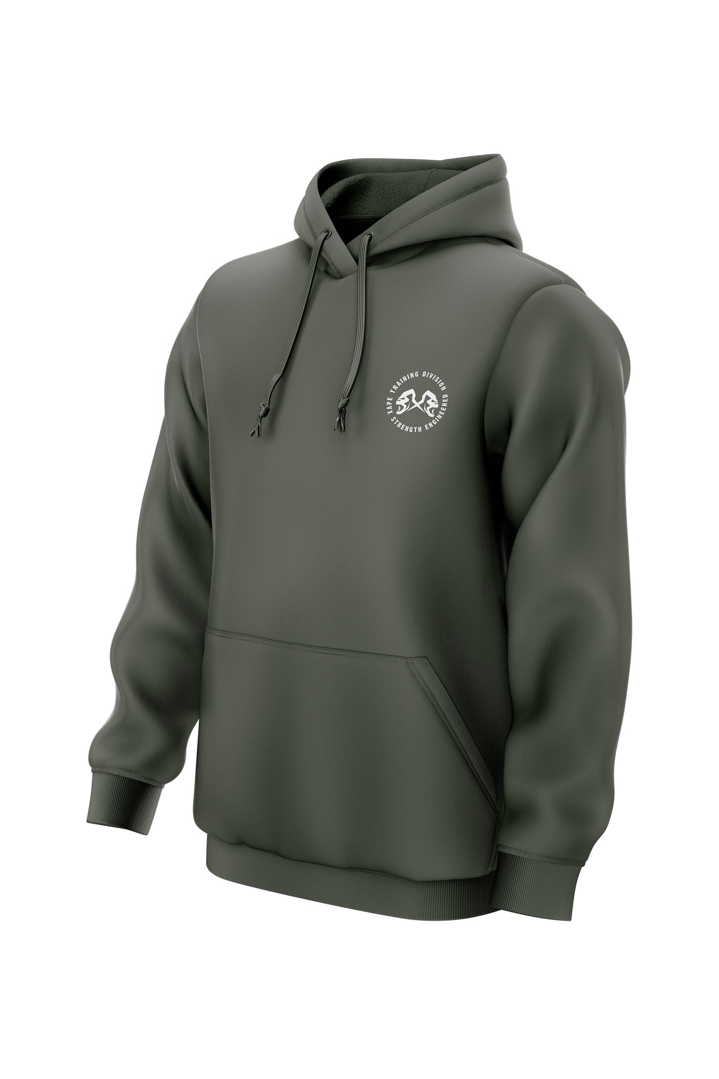 XAPE Training Division String Hoodie - Olive Green