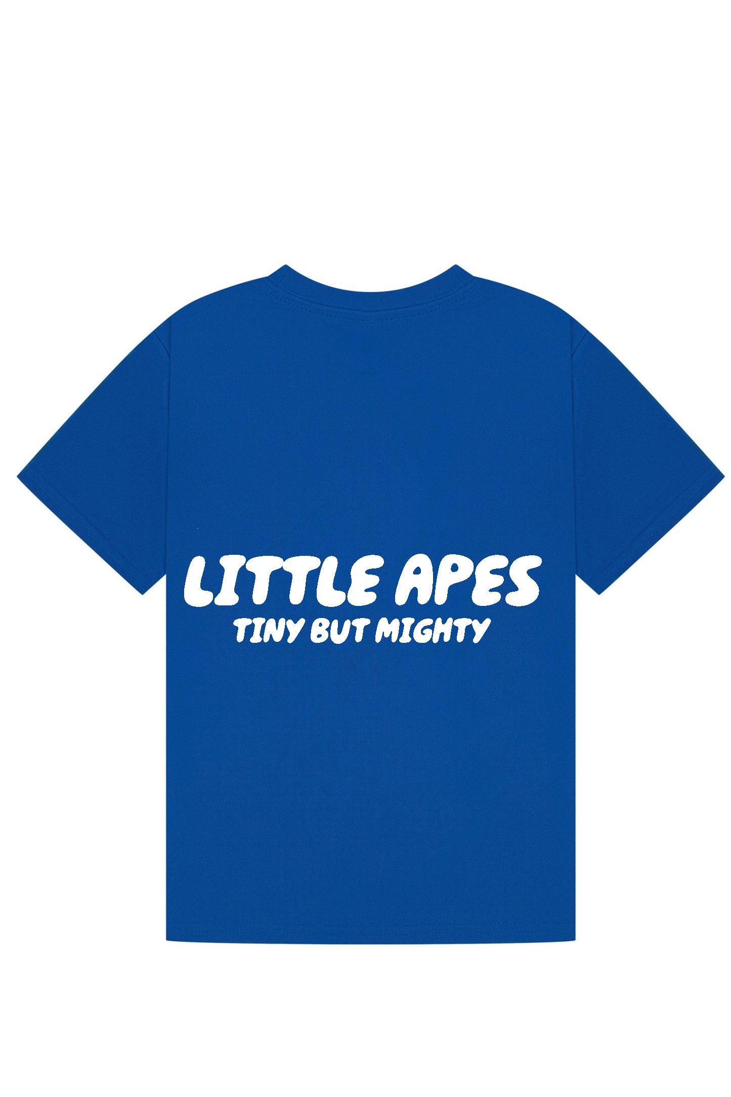Little Apes Tiny But Mighty Tee - Royal Blue