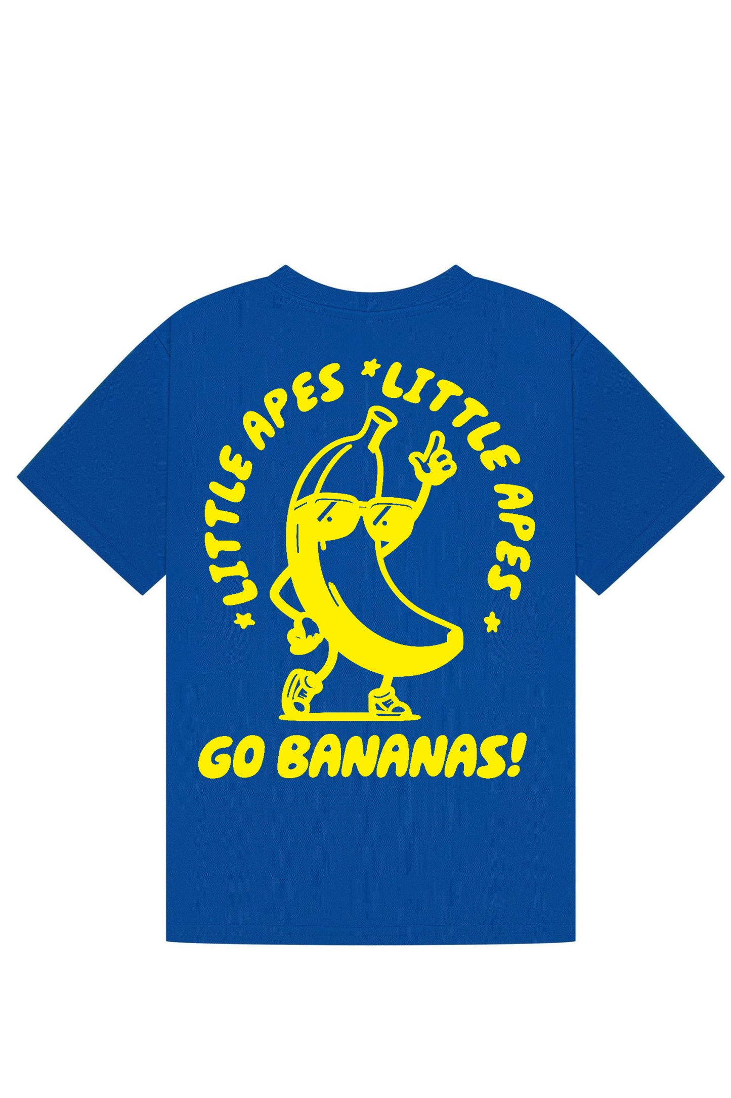 Little Apes Go Bananas Tee - Royal Blue