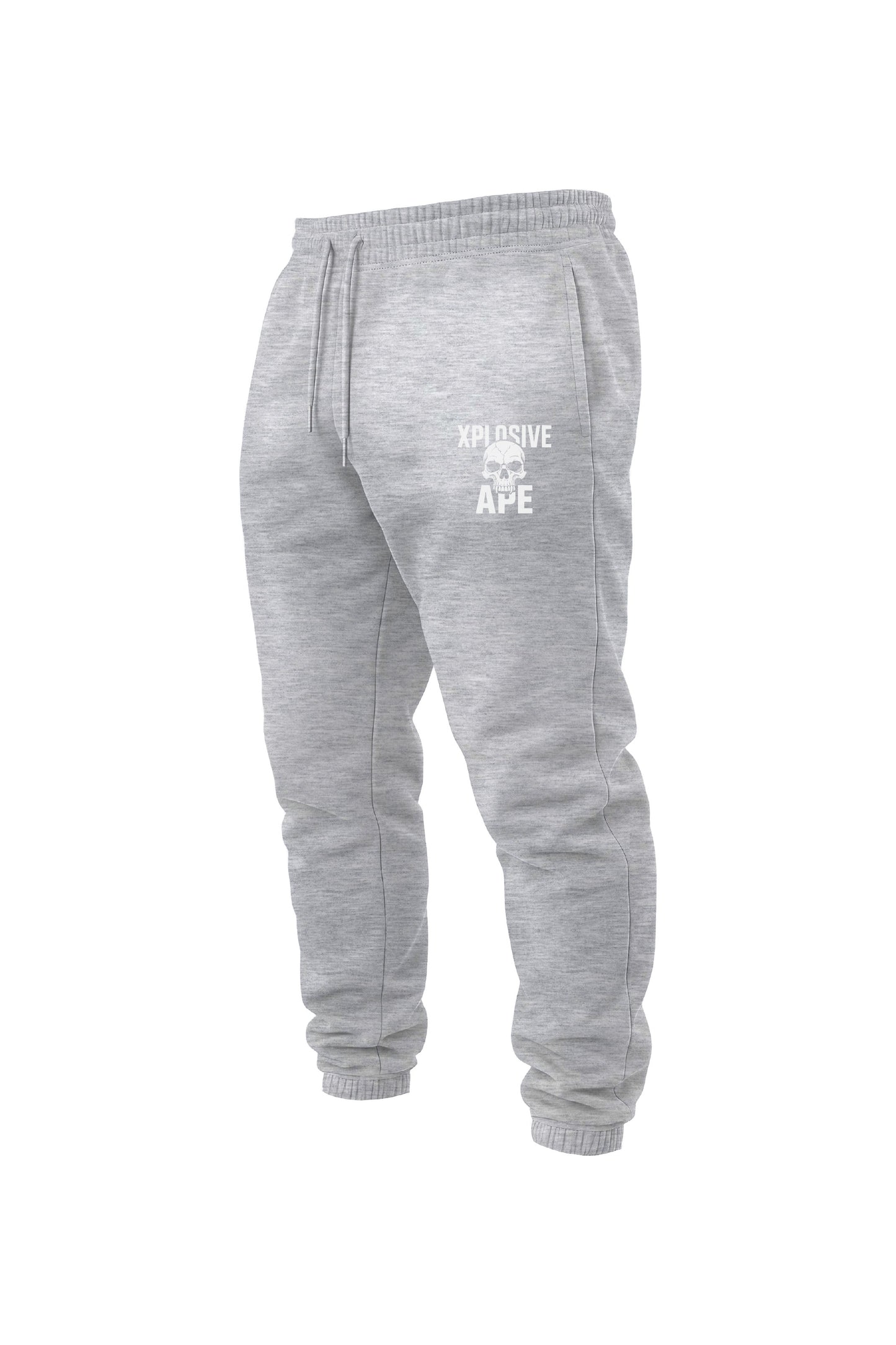 XAPE Skull Force Joggers - Heather Grey