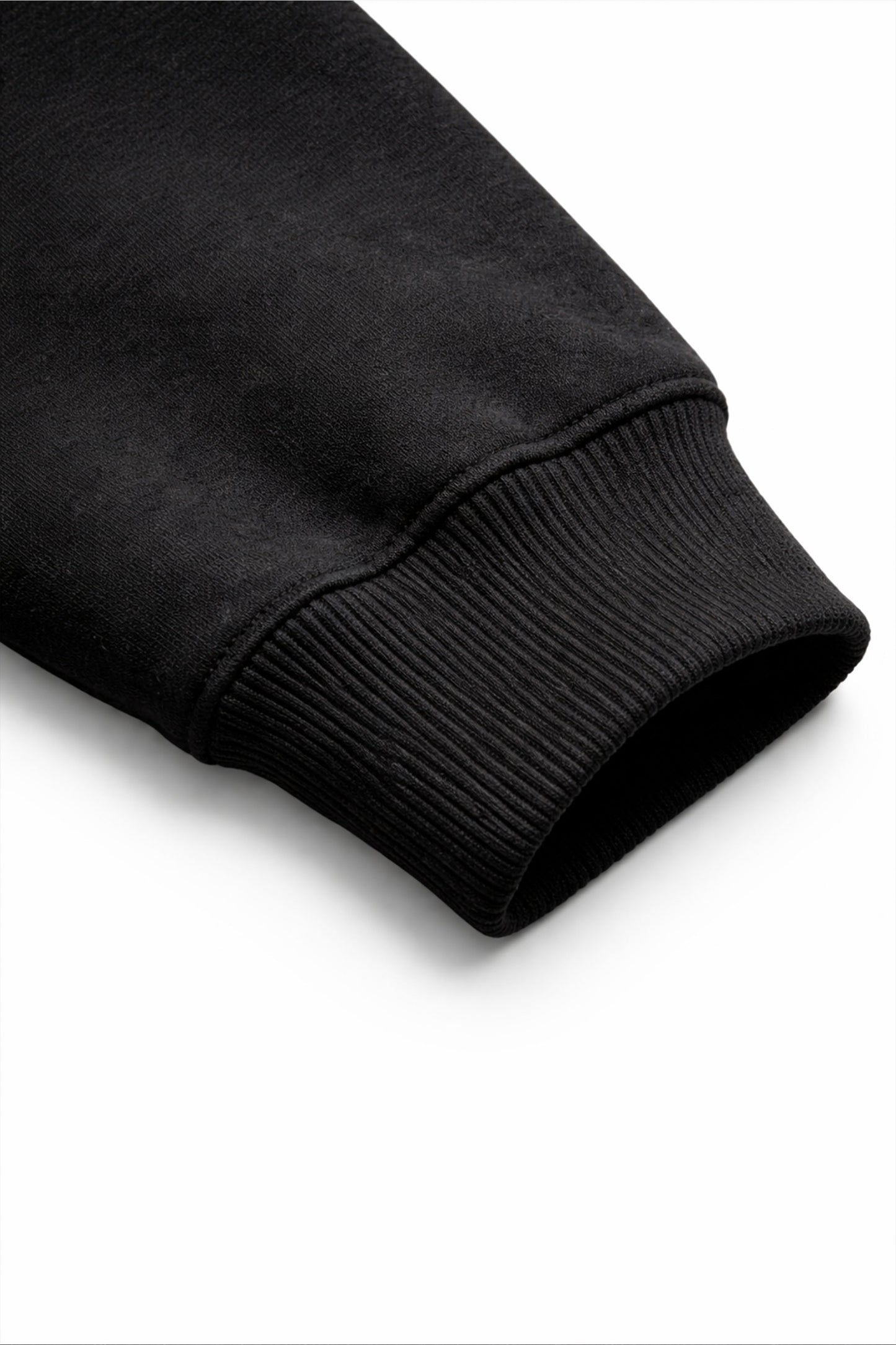 XAPE Hatched String Hoodie - Black