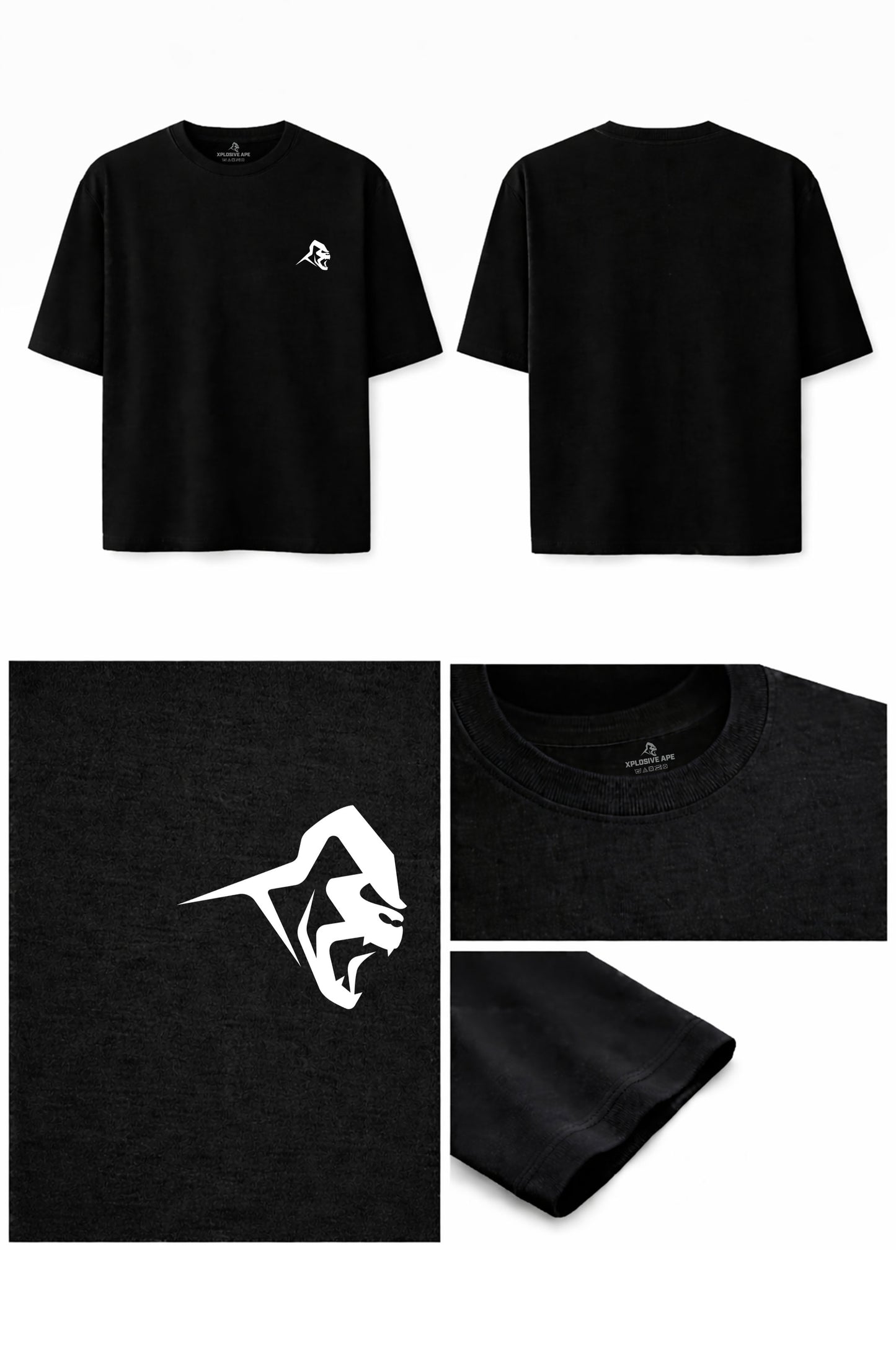 XAPE Origin Oversized Tee - Black
