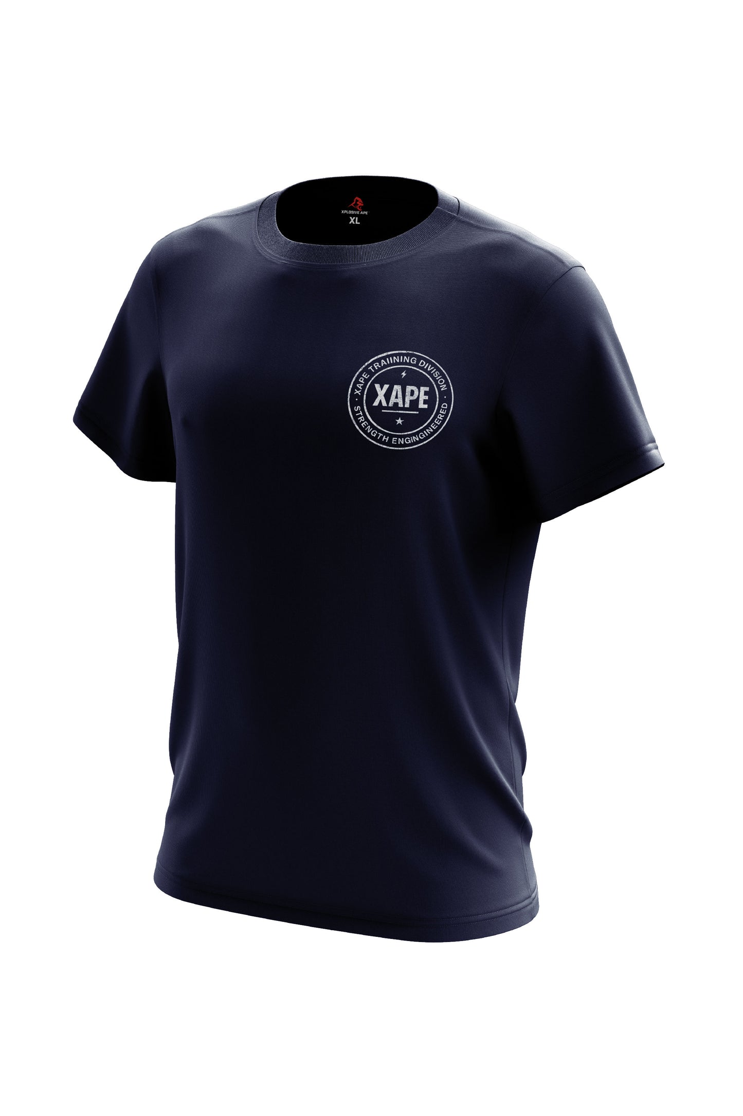 XAPE Classic Badge Logo Tee - Navy