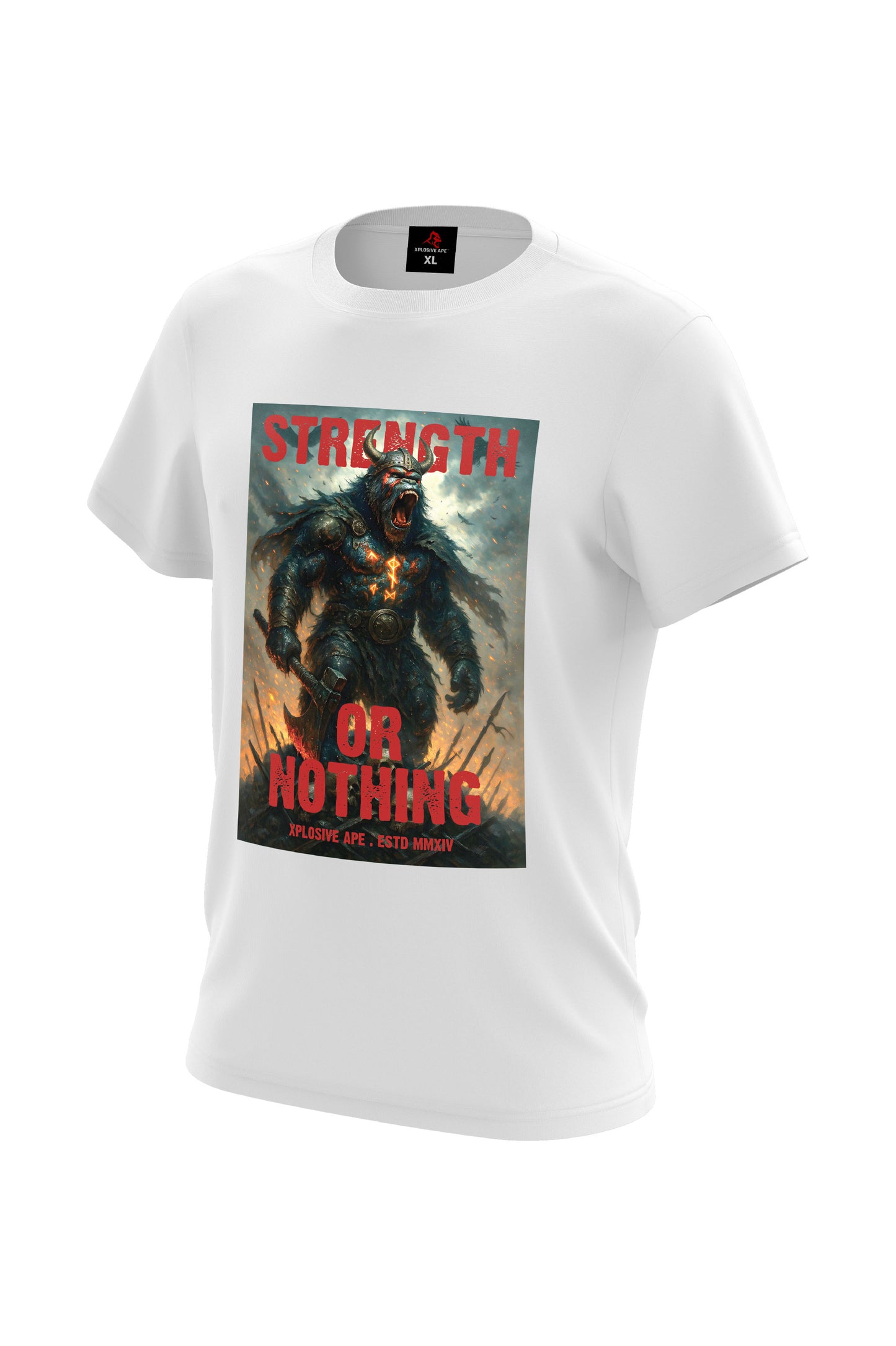 XAPE Strength Or Nothing Tee - White