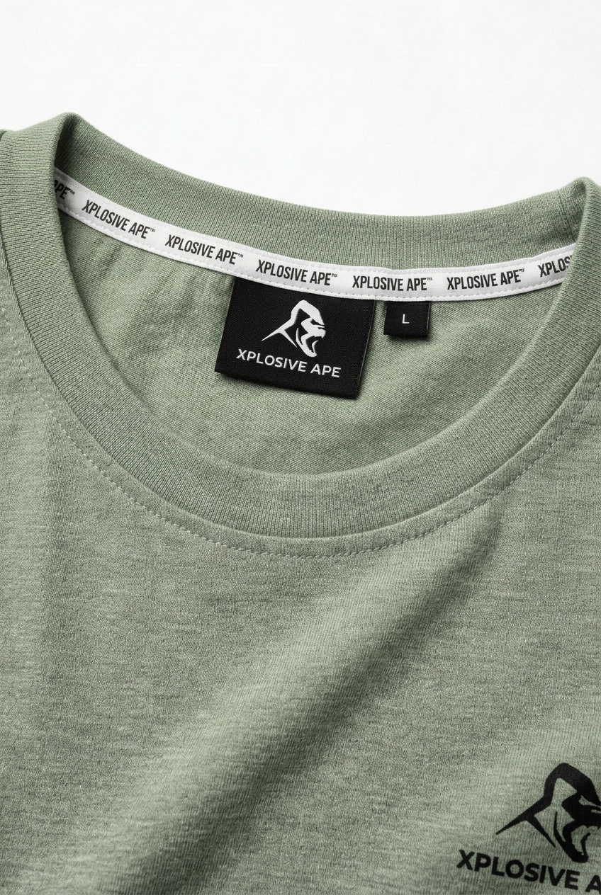 XAPE Garage Strength V3 Oversized Tee - Sage