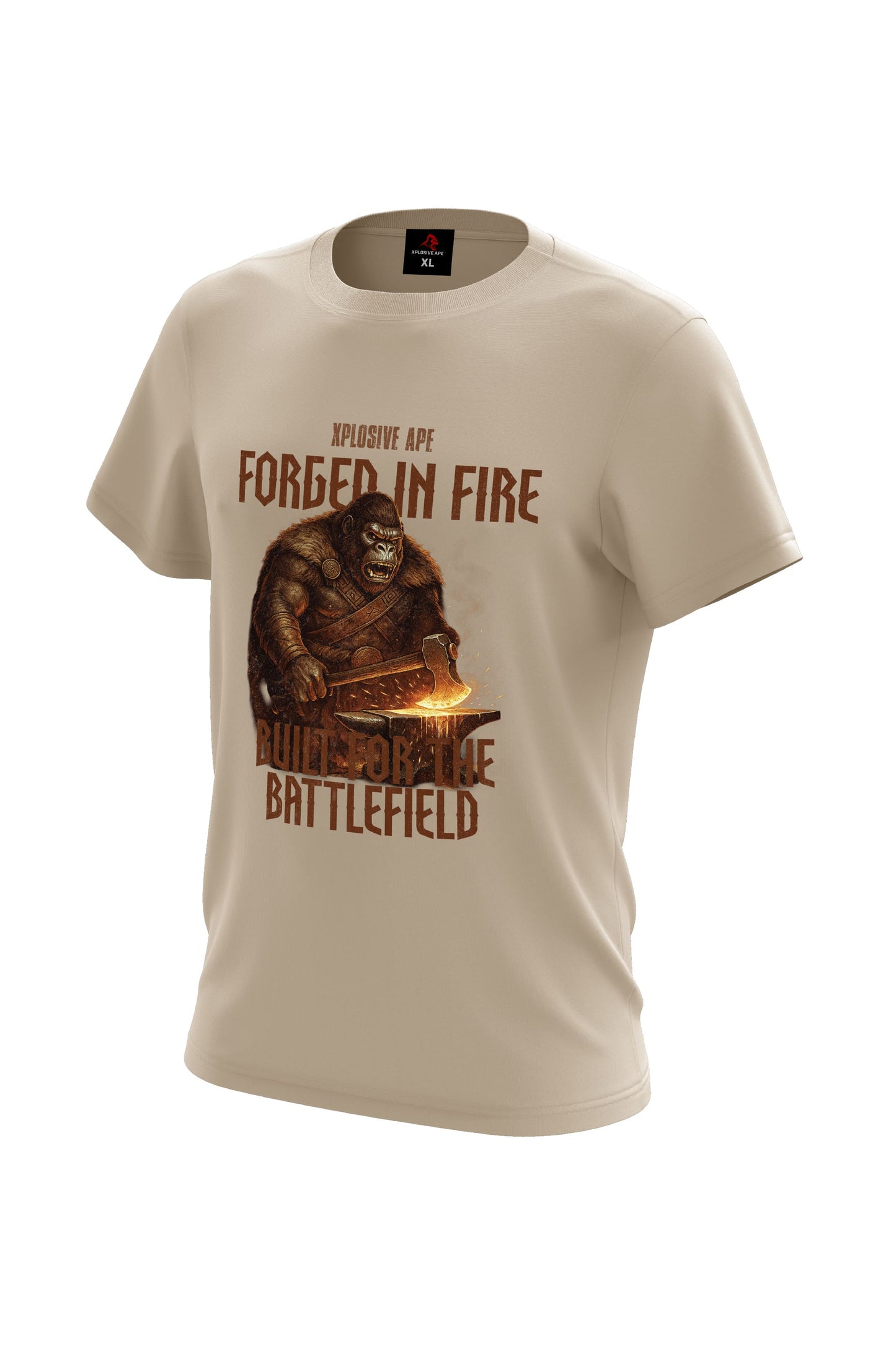XAPE Forged In Fire Tee - Sand