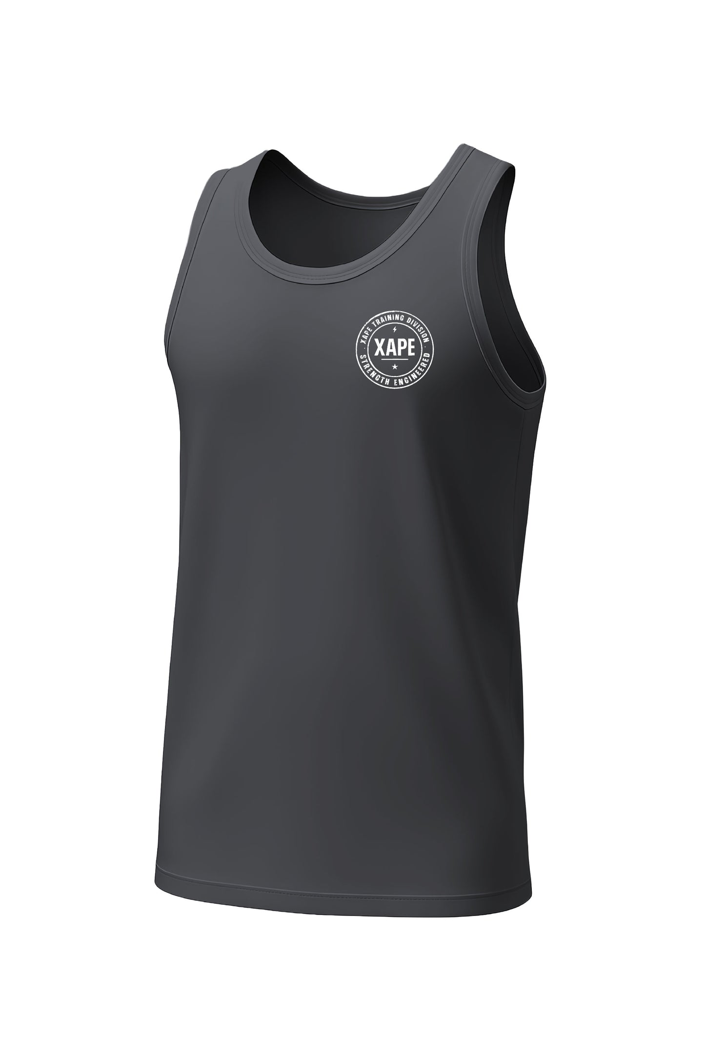 XAPE Badge Logo Vest - Charcoal