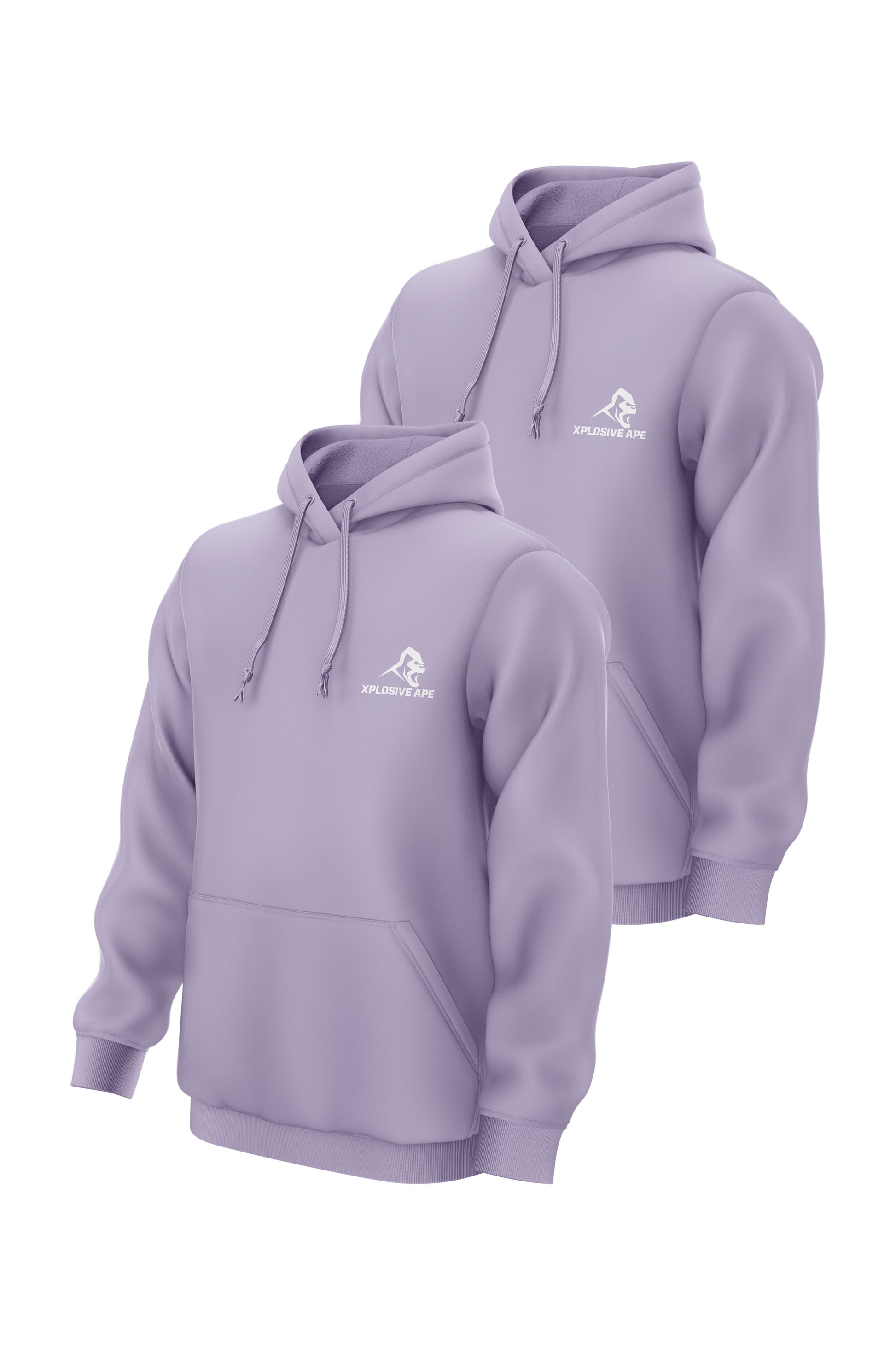 XAPE Essential 2 Hoodies Combo - Lilac