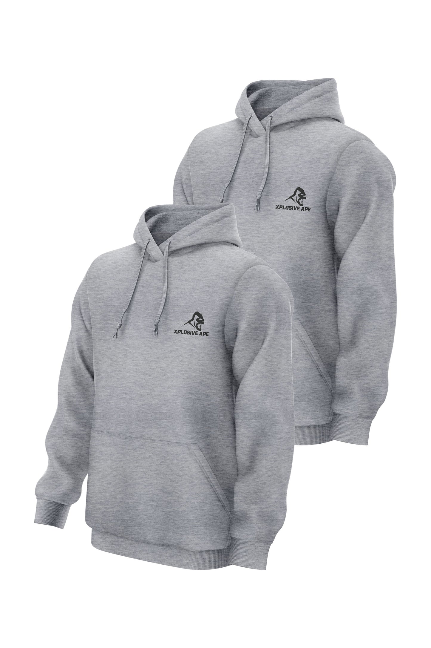 XAPE Essential 2 Hoodies Combo - Sports Grey