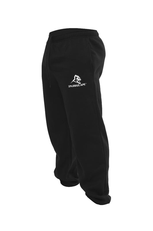 XAPE Classic Embroidery Joggers - Black