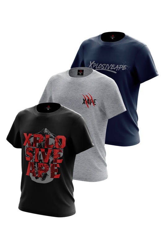 XAPE Apehead Score & Desolate 3 Tees Pack