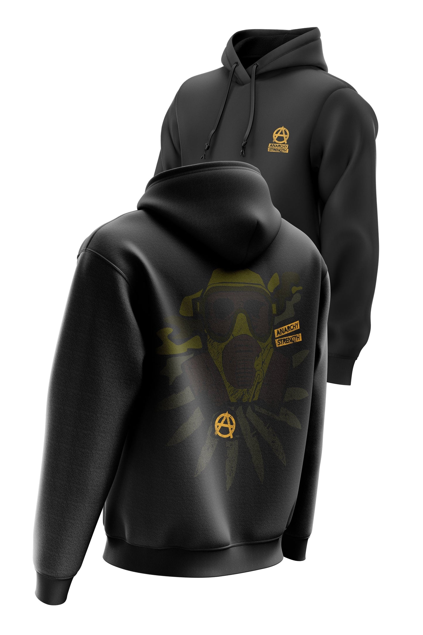 AS G Mask Hoodie - Black