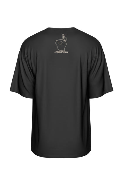 XAPE X AMC Break The Silence Oversized Tee - Black