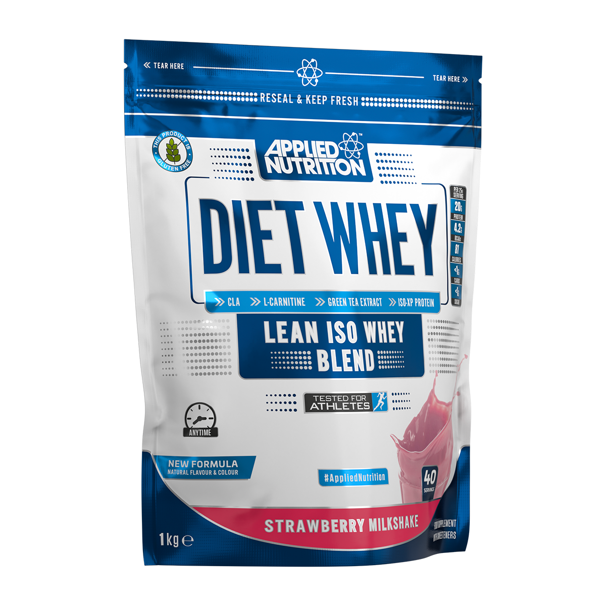 Applied Nutrition Diet Whey 1kg Strawberry Shake