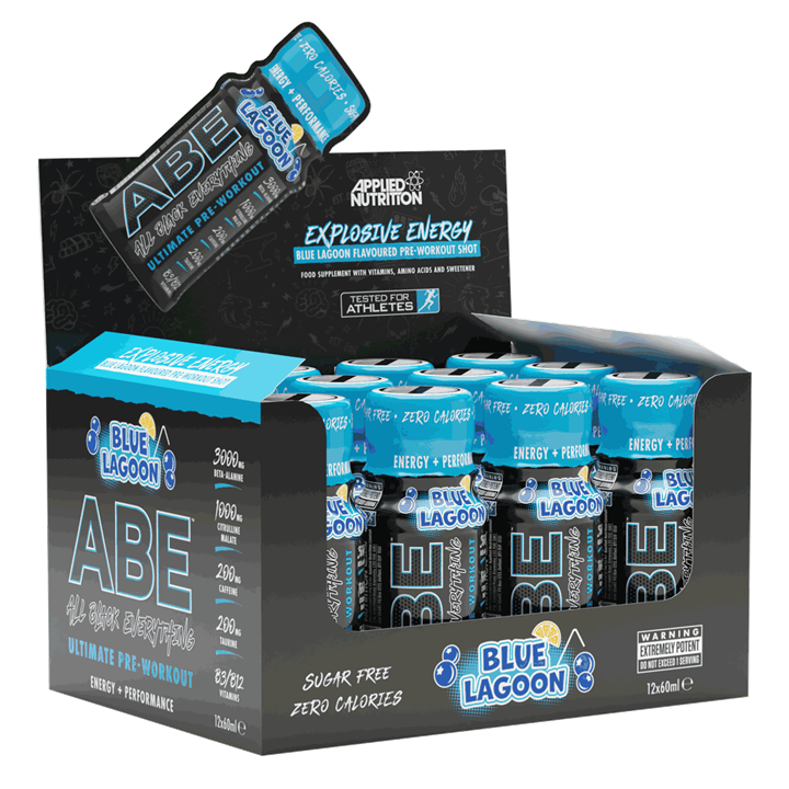 Applied Nutrition ABE (All Black Everything) Shots 12x60ml Energy