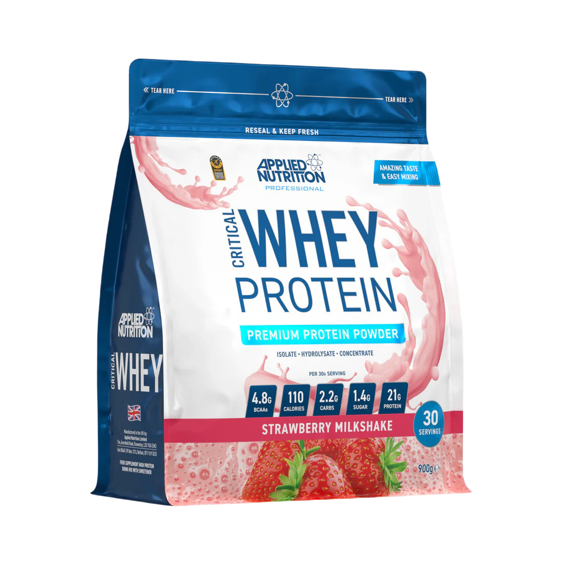 Applied Nutrition Critical Whey 900g Strawberry