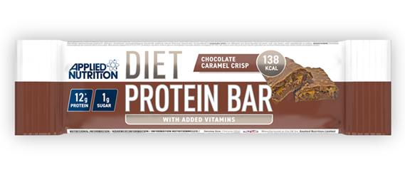 Applied Nutrition Diet Protein Bar 12x45g Chocolate Salted Caramel