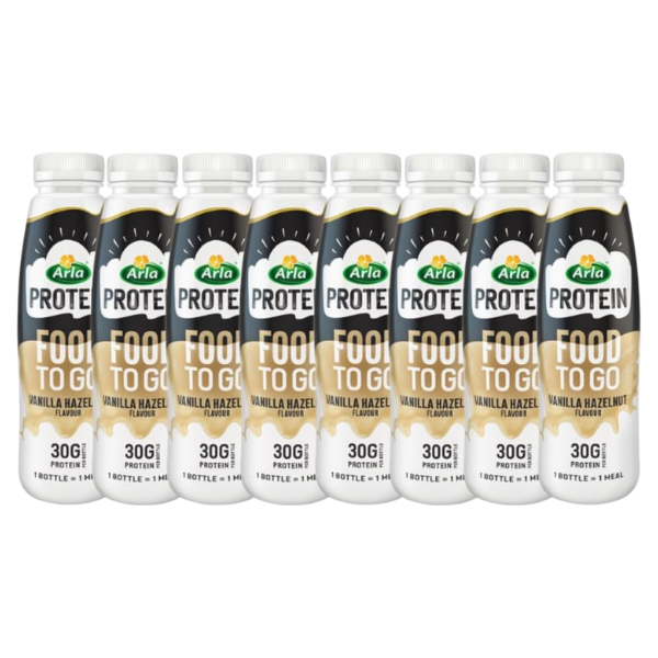 Arla Protein Protein Food To Go 8x500ml Vanilla Hazelnut