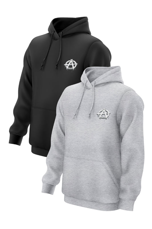 AS 3D 2 Hoodies Combo - Black/Sports Grey