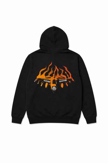AS Burning Flyboy Hoodie - Black