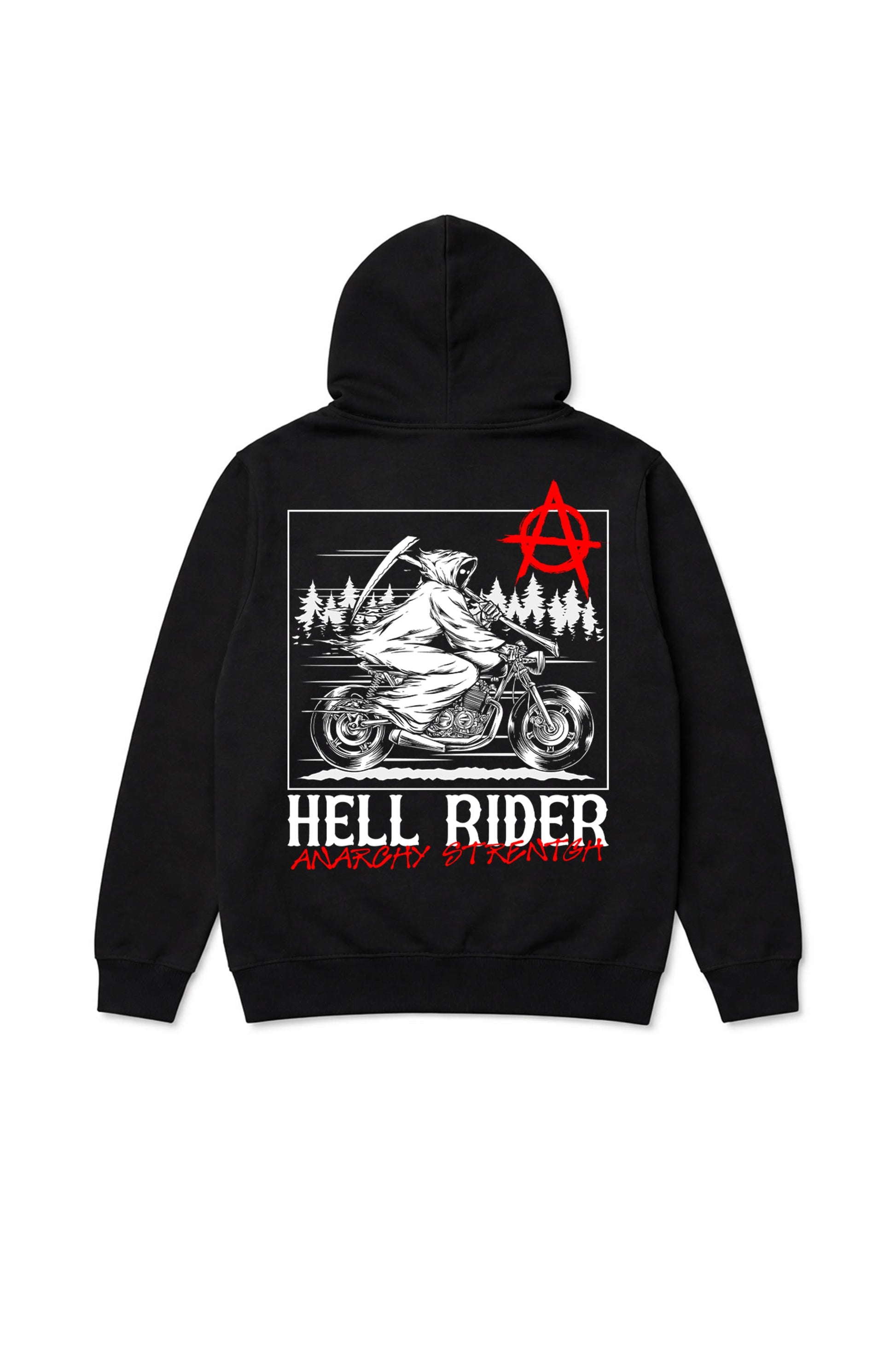AS Hell Rider Hoodie - Black