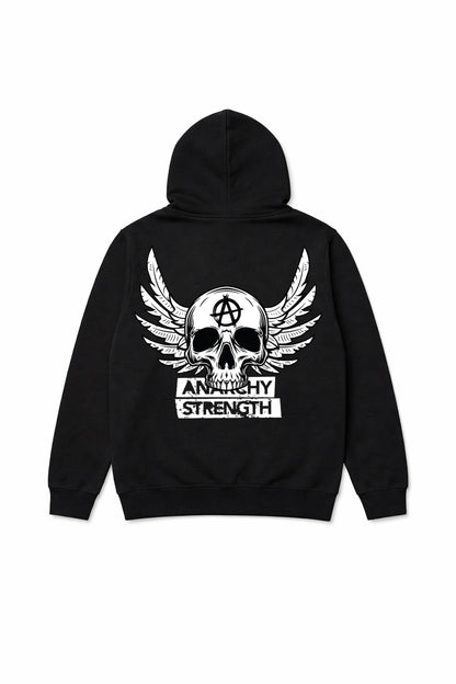 AS Skull Wings Hoodie - Black
