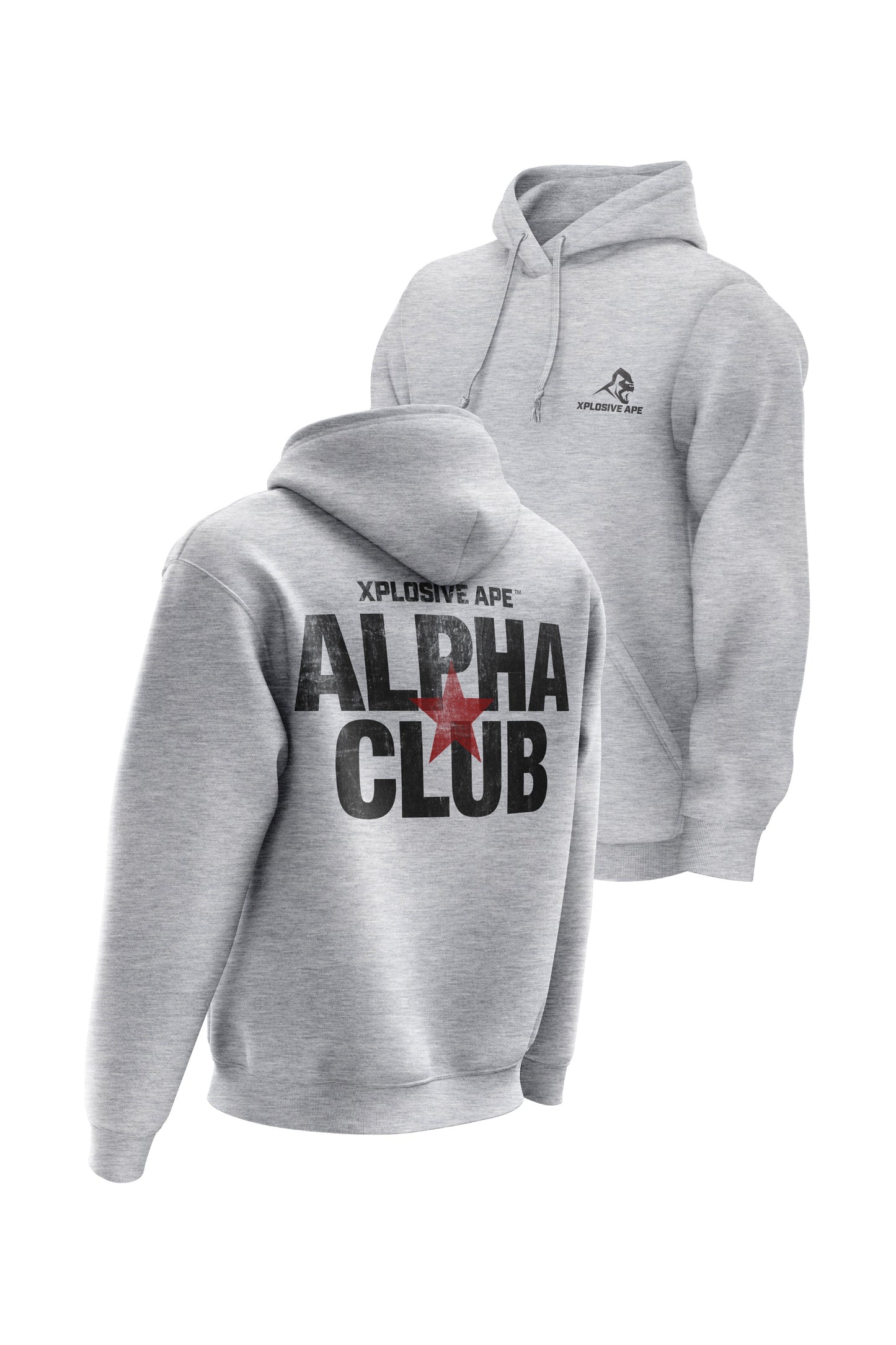 XAPE Alpha Club Hoodie - Sports Grey