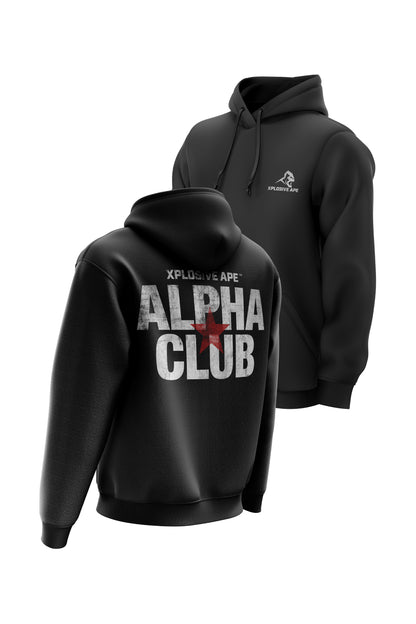 XAPE Alpha Club Hoodie - Black