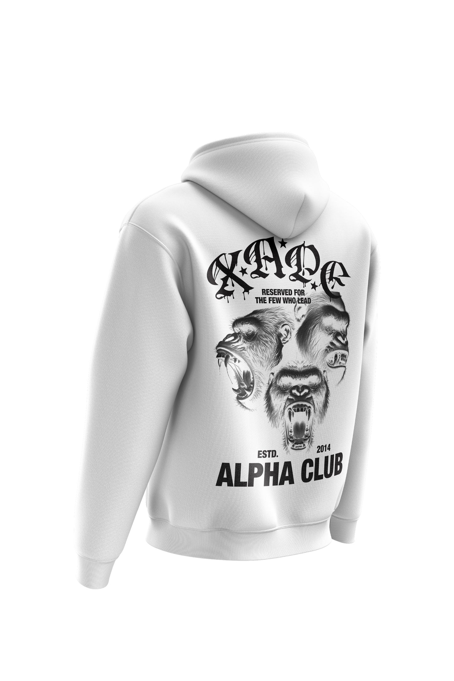 XAPE Alpha Club Reserved Hoodie - White