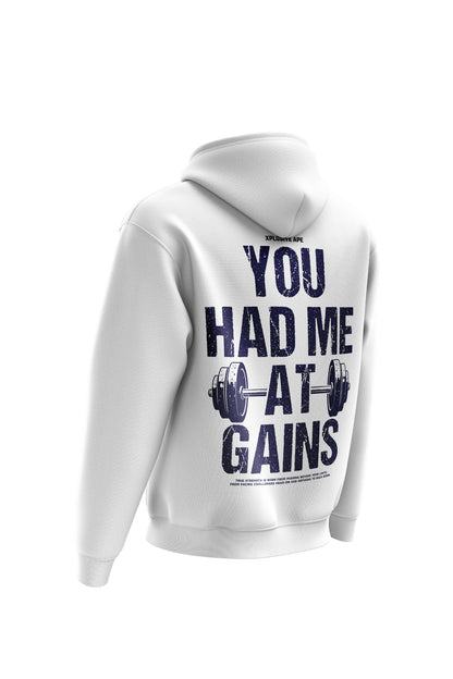 XAPE Alpha Gains Hoodie & Tee Combo - White