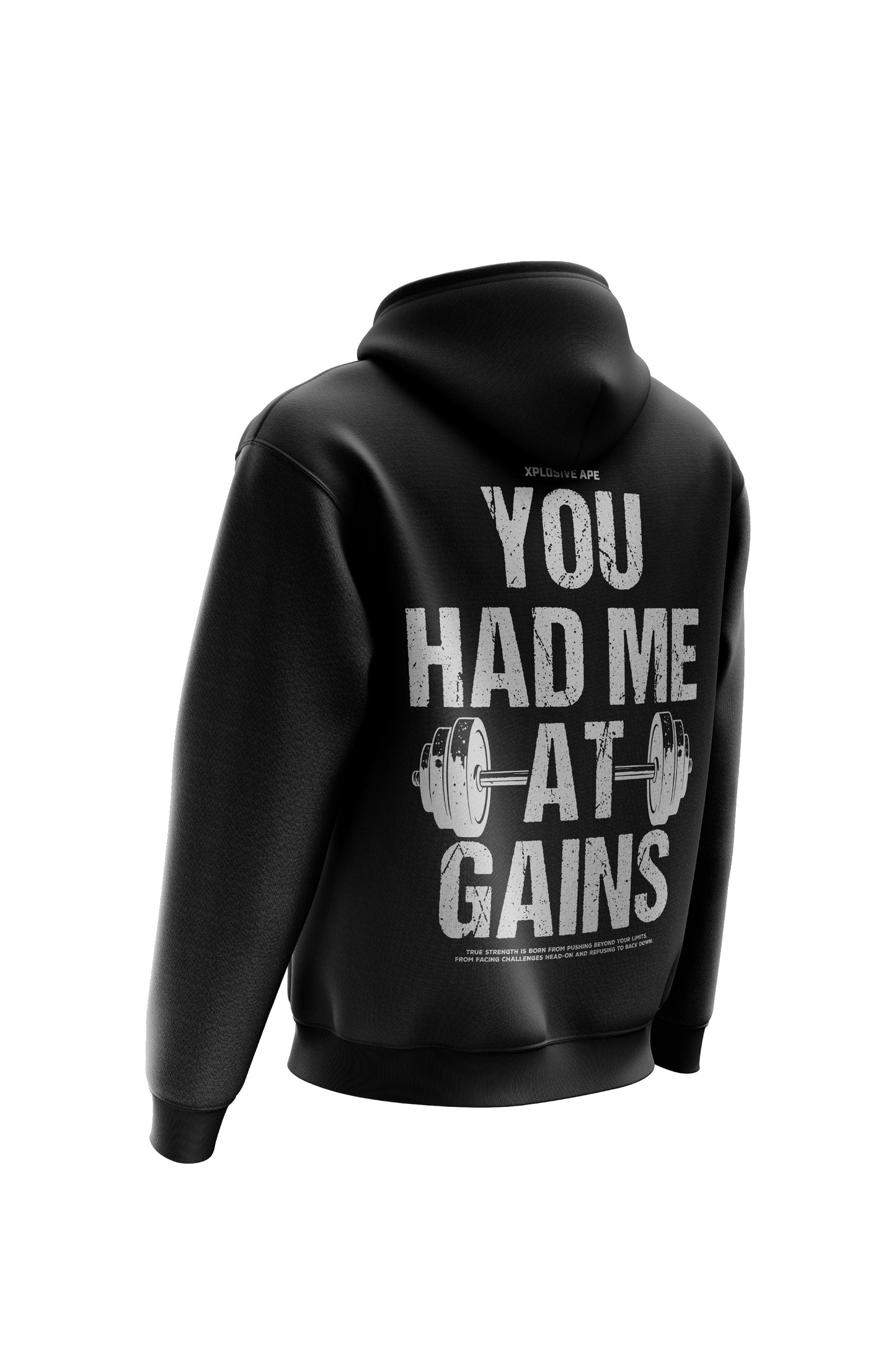 XAPE Alpha Gains Hoodie - Black