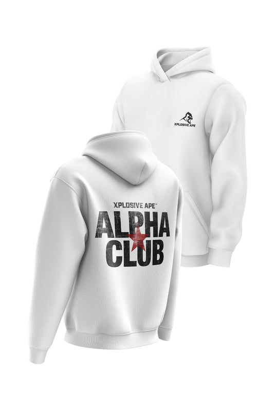 XAPE Alpha Club Hoodie - White