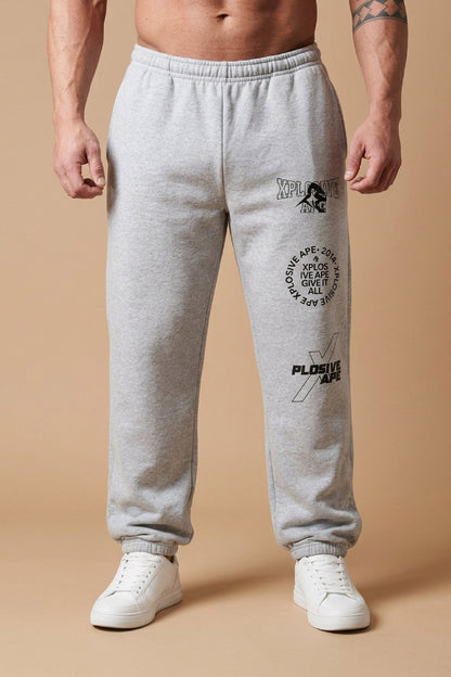 XAPE Apex Oversized Joggers - Ash Grey