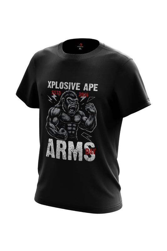 XAPE Arms Day V4 Tee - Black