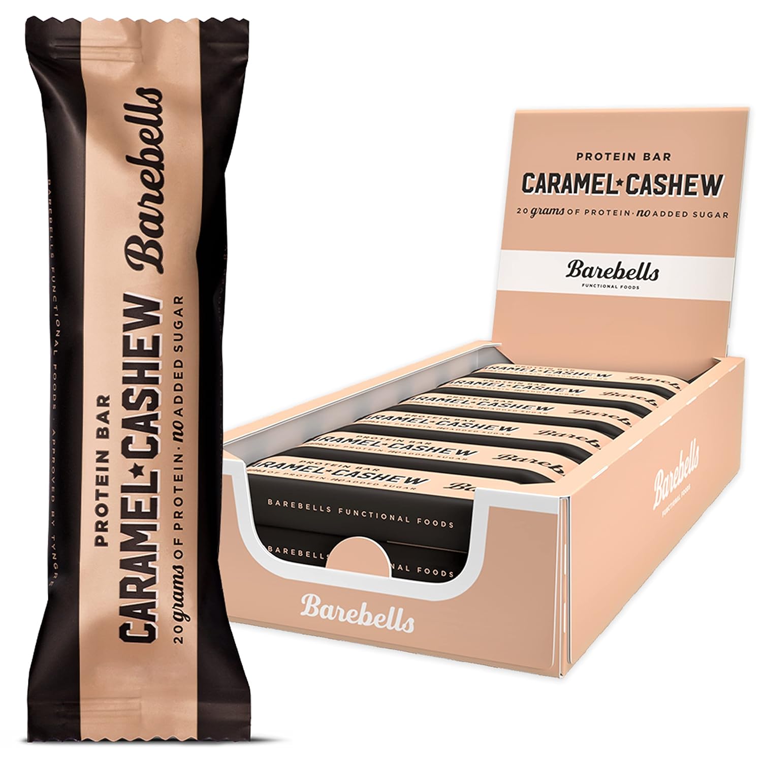 Barebells Protein Bar 12x55g Caramel Cashew