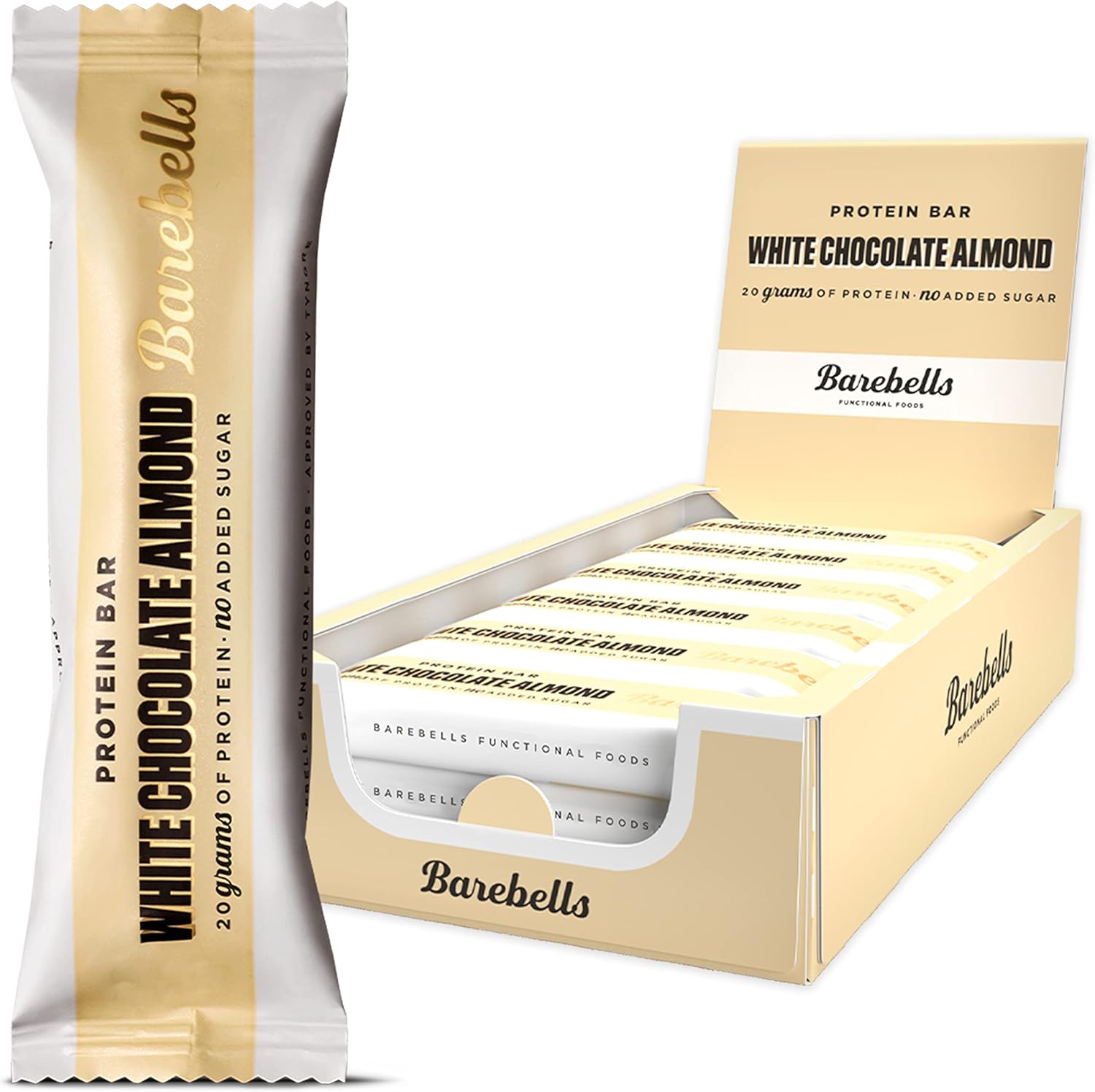 Barebells Protein Bar 12x55g White Chocolate Almond