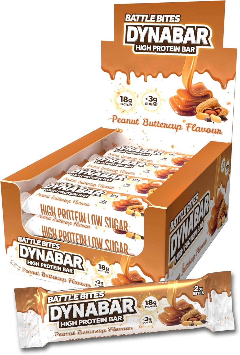 Battle Snacks Dynabar 12x60g Peanut Butter Cup