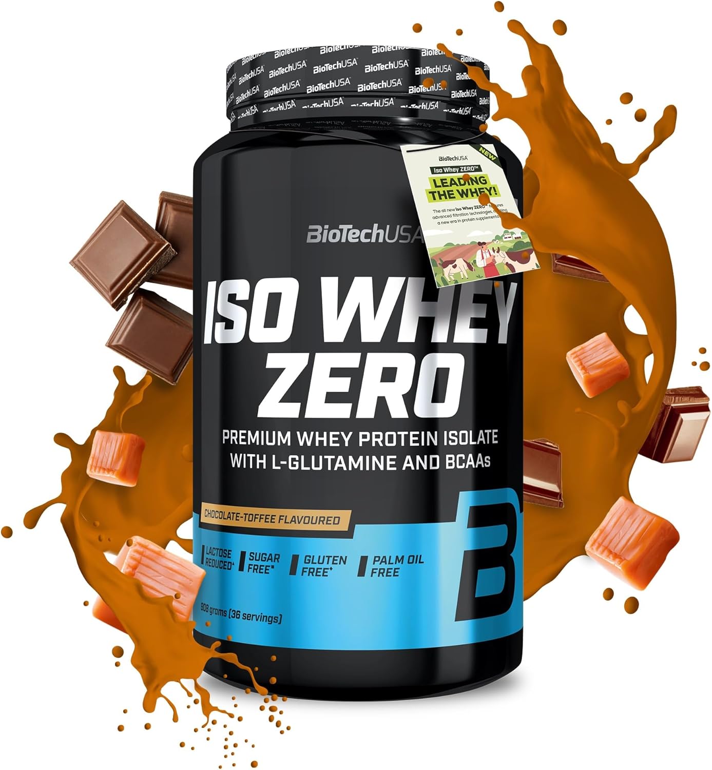 BioTech USA Iso Whey Zero 908g Chocolate & Toffee