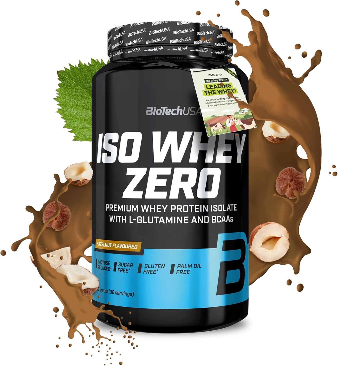 BioTech USA Iso Whey Zero 908g Hazelnut